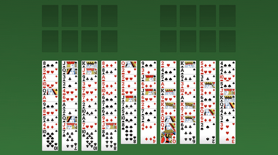 Dubbel Freecell Solitaire