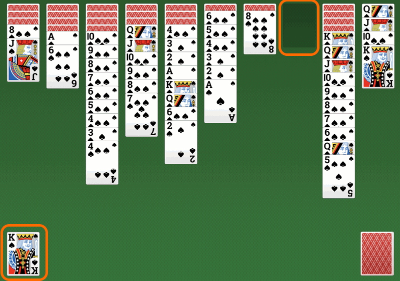 Spider Solitaire online spelen